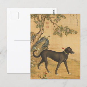 Ten Prized Dogs - Xuezhualu(Chinese greyhound) Postcard