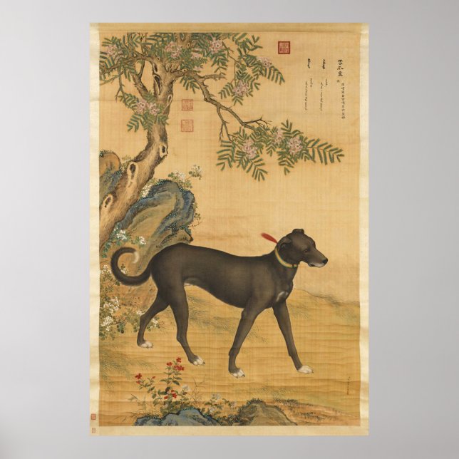 Ten Prized Dogs - Xuezhualu(Chinese greyhound) Poster (Front)
