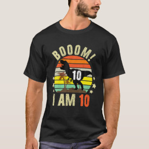 Ten Rex 10Th Birthday Third Dinosaur 10 Year Old T-Shirt