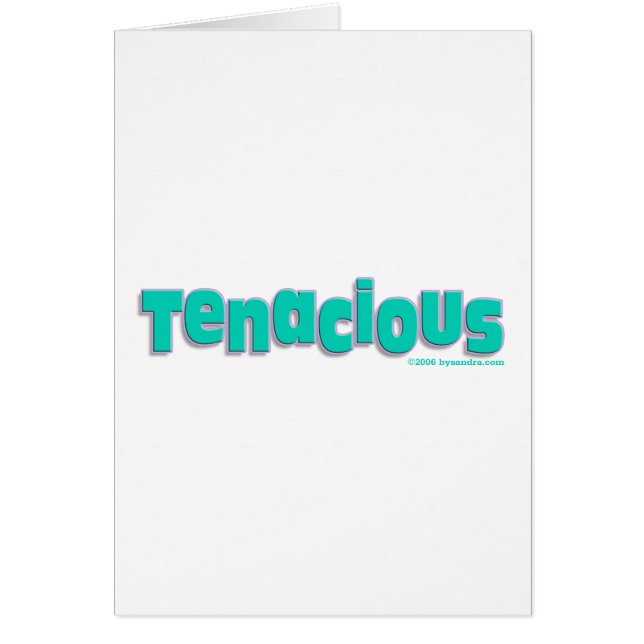 Tenacious (Front)