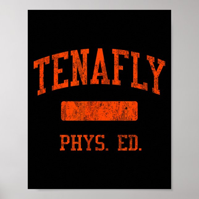 Tenafly High School Hs Tenafly Nj Phys Ed  Poster (Front)