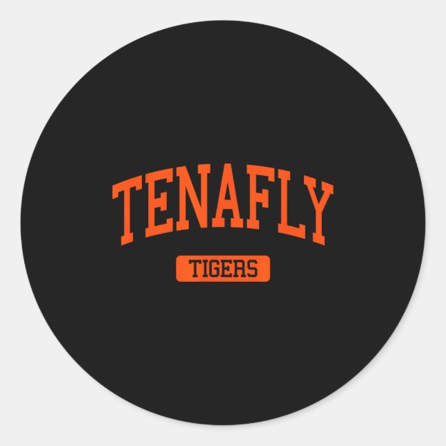 Tenafly High School Hs Tenafly Nj Varsity Srts  Classic Round Sticker (Front)