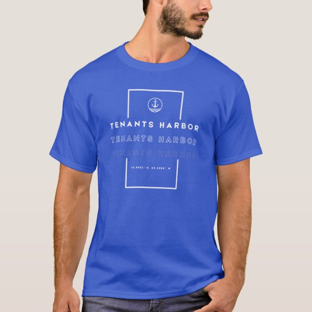 Tenants Harbour Repeat Triblend T-Shirt (Front)