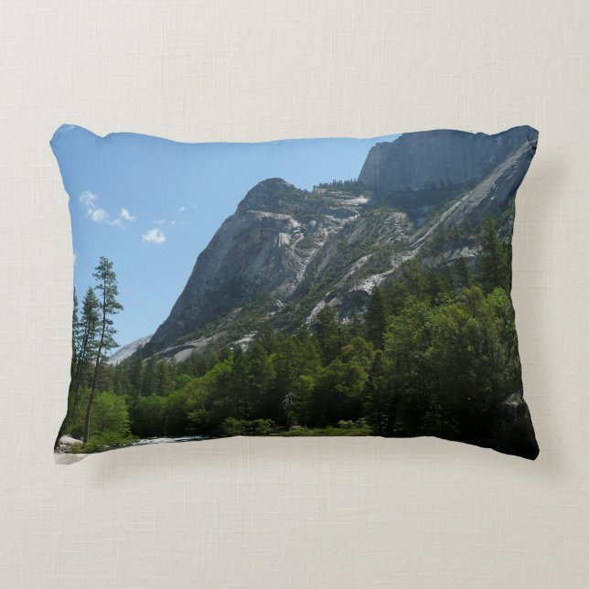 Tenaya Creek in Yosemite National Park Accent Pillow (Front)