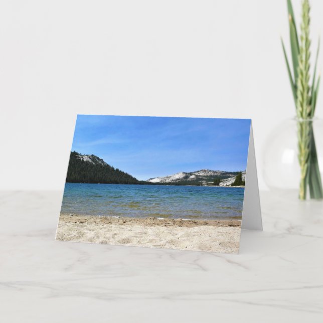Tenaya Lake, Yosemite, California Card (Front)