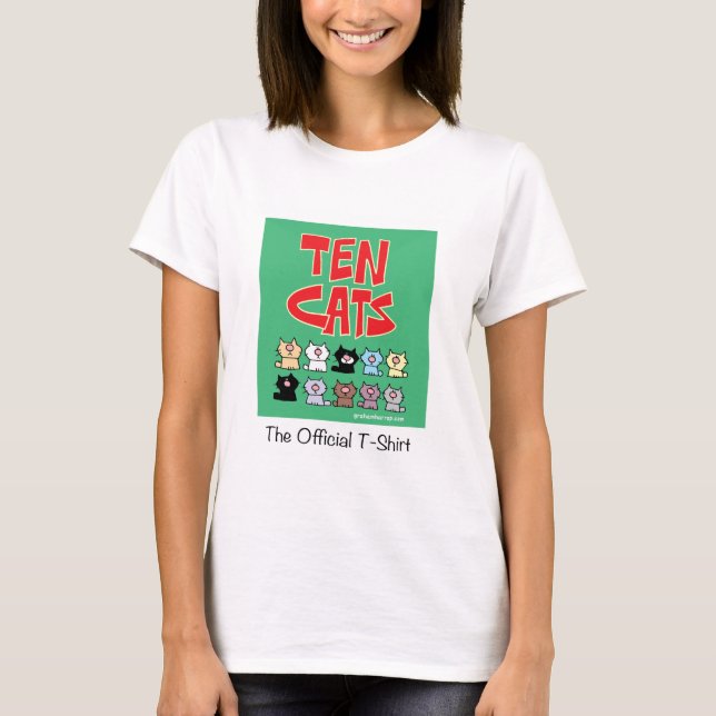 TenCats - le T-shirt officiel (Devant)
