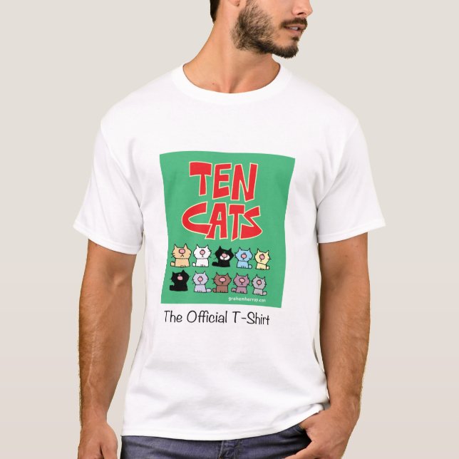 TenCats - the Official T-Shirt (Front)