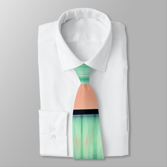 Tendance Impression Abstraite Cravate (Attaché)