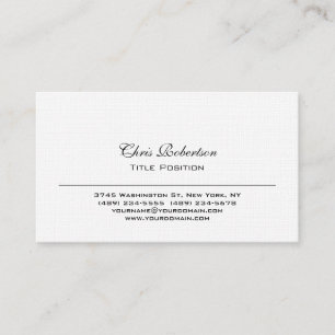 Tendance lin Carte de visite charmant