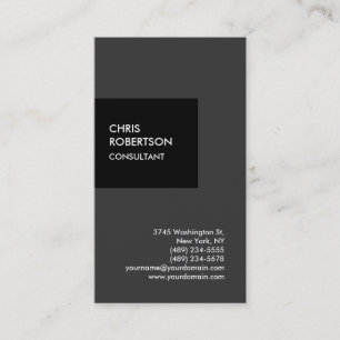 Tendance verticale fait carte de visite