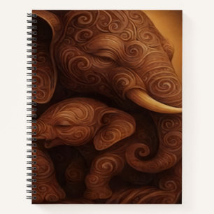 Tender Elephants  Notebook