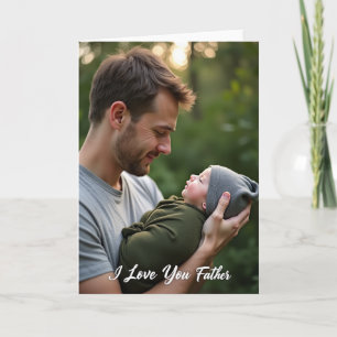 Tender Fathers Day Infant Card