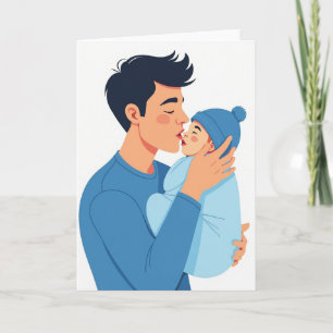 Tender Fathers Day Scene Card