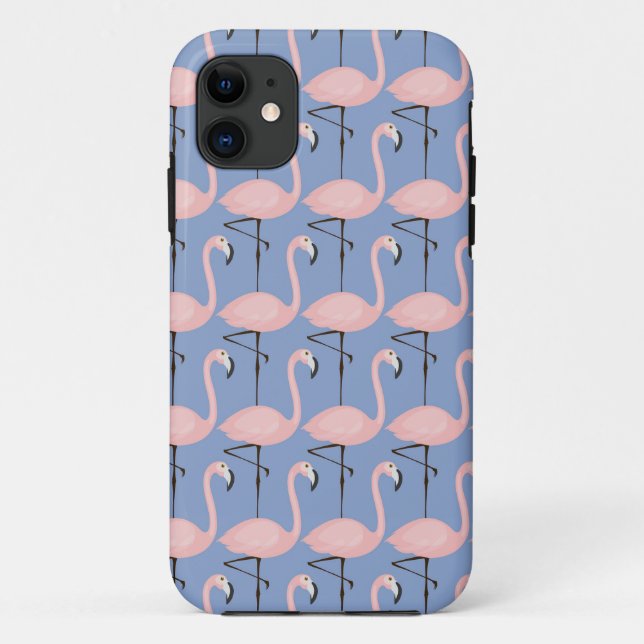 Tender Flamingo Pattern Case-Mate iPhone Case (Back)