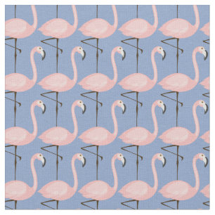 Tender Flamingo Pattern Fabric