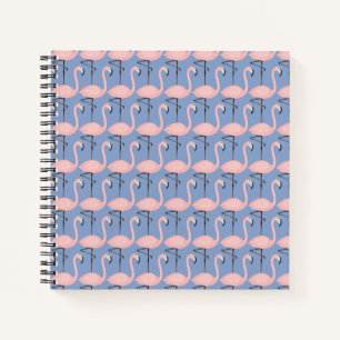 Tender Flamingo Pattern Notebook