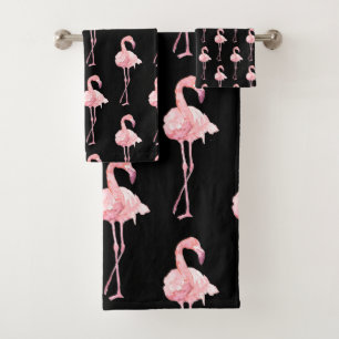 Tender Flamingo Series Design 2 Bath Towel Set