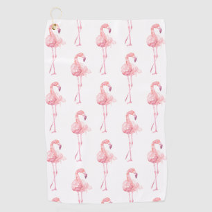 Tender Flamingo Series Design 2 Golf Towel