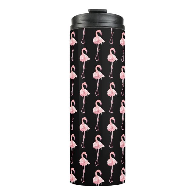 Tender Flamingo Series Design 2  Thermal Tumbler (Front)