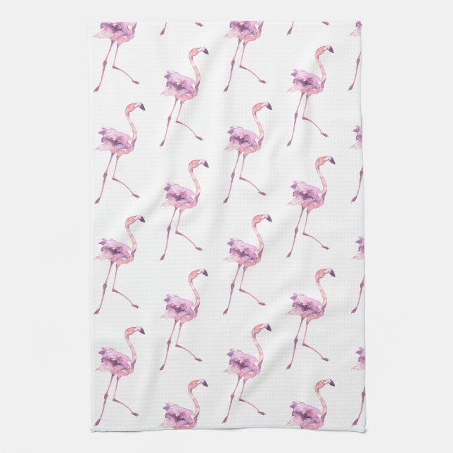 Tender Flamingo Series Design 5 Kitchen Towel (Vertical)