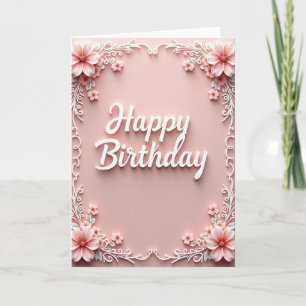Tender Floral Birthday Card