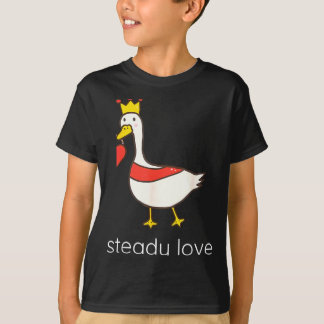 Tender Heart Steady Love Funny Goose Couple Matchi T-Shirt