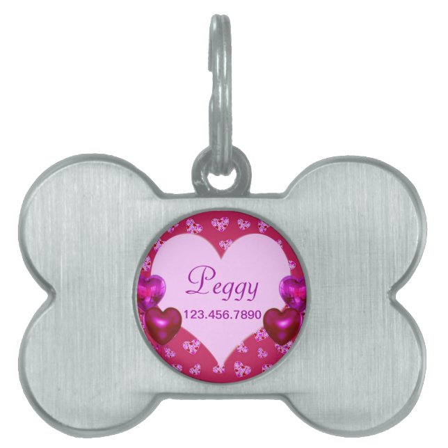Tender Hearts Pet Tag (Front)