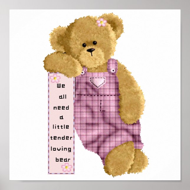 Tender Loving Bear Poster (Front)