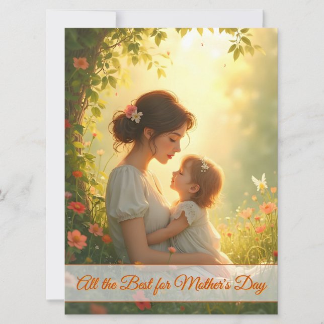 Tender Motherly Love in Blooming Light (Front)