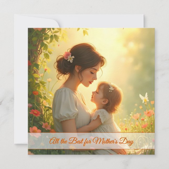 Tender Motherly Love in Blooming Light (Front)