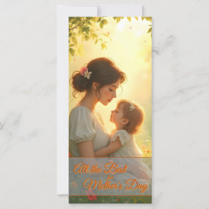 Tender Motherly Love in Blooming Light