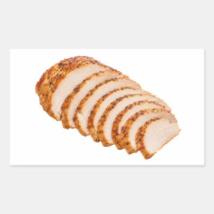 Tender Roast Turkey Slices Platter Sticker