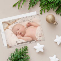 Tender Starry Christmas Personalized Photo