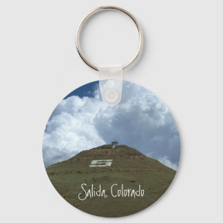 Tenderfoot Hill, Salida, Colorado Keychain