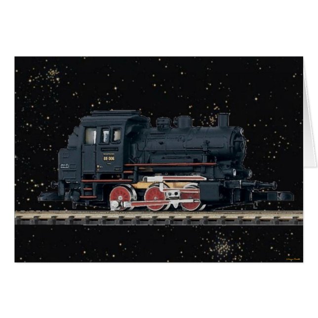 Tenderlokomotive BR 89 Card (Front Horizontal)