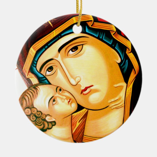 Tenderness Ceramic Ornament (Front)