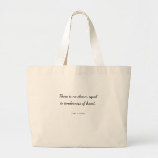 Tenderness of Heart Jane Austen Quote Tote Bag