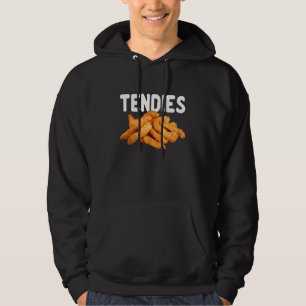 Tendies Funny Neckbeard Chicken Tender Chicken Nug Hoodie