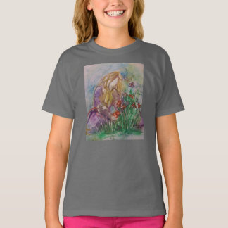 "Tending The Garden" girl's tshirt