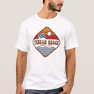 Tenean Beach Retro Diamond for light coloured T-Shirt