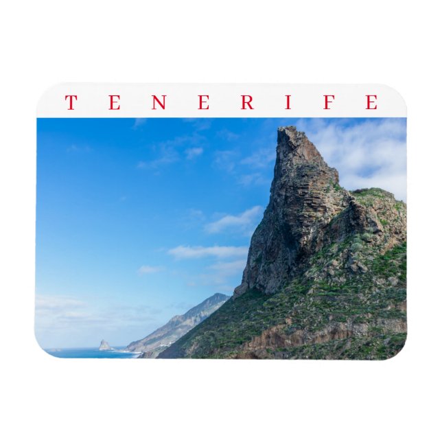 Tenerife Anaga Mountains fridge magnet (Horizontal)