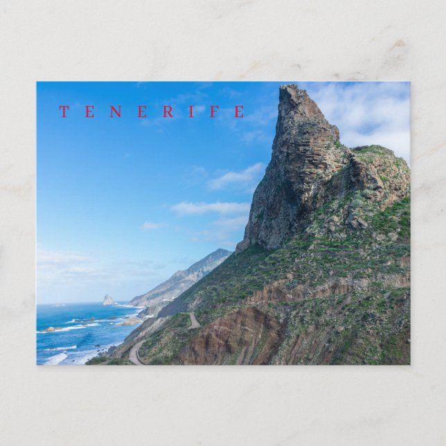 Tenerife Anaga Mountains view postcard (Front)
