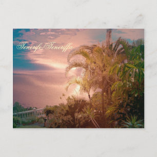 Tenerife,awesome effect postcard