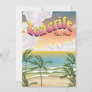 Tenerife beach Holiday poster
