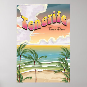 Tenerife beach Holiday poster