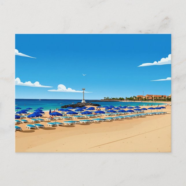 Tenerife beach view postcard (Front)