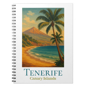 Tenerife Canary Islands Mount Teide Spanish Island Notebook