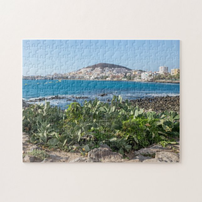 Tenerife Los Cristianos vue puzzle (Horizontal)