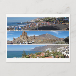 Tenerife panorama postcard