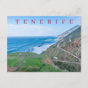 Tenerife Taganana view postcard